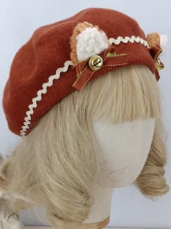 Chapeau Rococo Style Lolita Volants Nœuds Accessoire Polyester Lolita