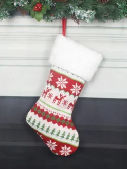 Chaussette Cadeau Arbre Accessoires Sabin de Noël Décoration Noël