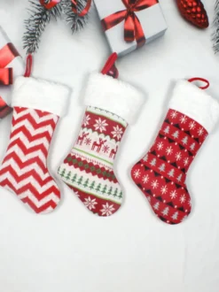 Chaussette Cadeau Arbre Accessoires Sabin de Noël Décoration Noël