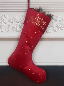 Chaussette Cadeau Arbre Accessoires Sabin de Noël Décoration Noël