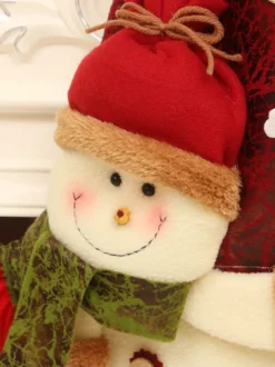Chaussettes de Noël 2026 Sac Cadeau de Noël Cadeau de Décoration Sac de Bonbons Noël Cadeau Enfant