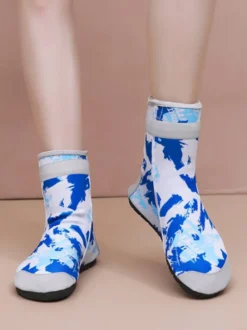 Chaussettes de plage unisexes imprimées et antidérapantes pour l'été 2026