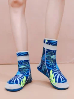 Chaussettes de plage unisexes imprimées et antidérapantes pour l'été 2026