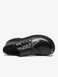Chaussures décontractées pour hommes bout rond lacets à enfiler
