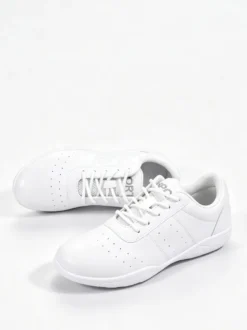 Chaussures de jazz pour femmes bout rond lacets chaussures de danse