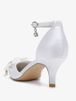 Chaussures de mariage Escarpins de mariée Satin Bout pointu