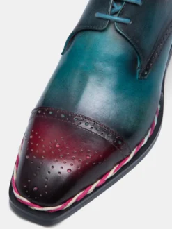 Chaussures de mariage à lacets faites main Debby pour hommes