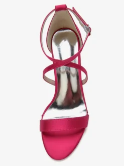 Chaussures de Mariages Femme à Talons Hauts avec Bout Ouvert Unicolore