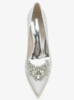Chaussures de Mariées Femme avec Bout Pointu Unicolore