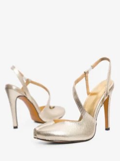Chaussures de soirée à talons hauts et à lanières pour femmes