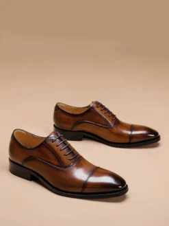 Chaussures Habillées Hommes Oxford Mariage Formelles Soirée À Bout Carré