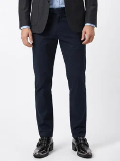 Chaussures habillées noires pour hommes à talon épais et boucle décorative à enfiler