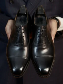 Chaussures habillées pour homme chaussures de mariage formelles en cuir à bout carré de qualité