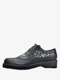 Chaussures habillées pour hommes fantastiques à bout rond en cuir de vache