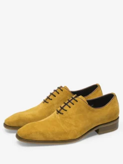 Chaussures habillées pour homme élégantes à bout rond en cuir