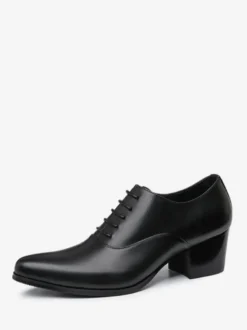 Chaussures habillées pour homme Chaussures habillées classiques en cuir à bout rond de qualité