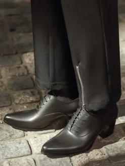 Chaussures habillées pour homme Chaussures habillées classiques en cuir à bout rond de qualité