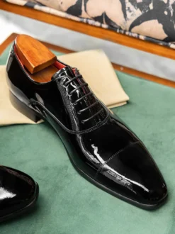Chaussures habillées pour hommes chaussures Oxford à lacets et bout rapporté