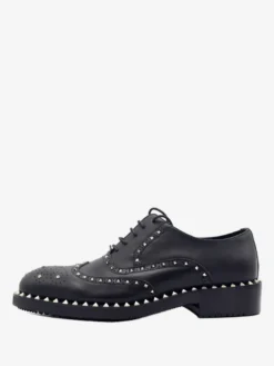 Chaussures habillées pour hommes fantastiques bout rond rivets cuir de vachette