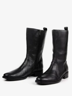 Chaussures Homme Bottes de Travail Bottines Simples Cuir de Vachette Classique Noir