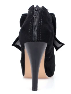 Chaussures lolita talon haut plateforme décoré de noeud