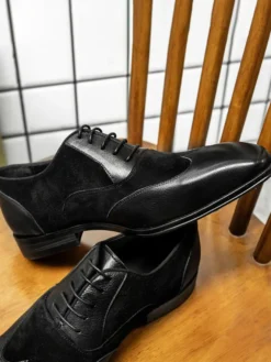 Chaussures mocassins en cuir PU pour hommes chaussures de bal de mariage