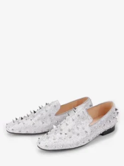 Chaussures Mocassins Rivets Pour Hommes Slip-on Bout Rond Tige En Micro Suède