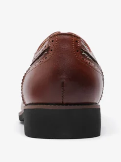 Chaussures Oxford pour hommes bout rond patchwork lacets.