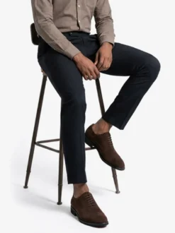 Chaussures Oxford pour hommes bout rond lacets décontractées