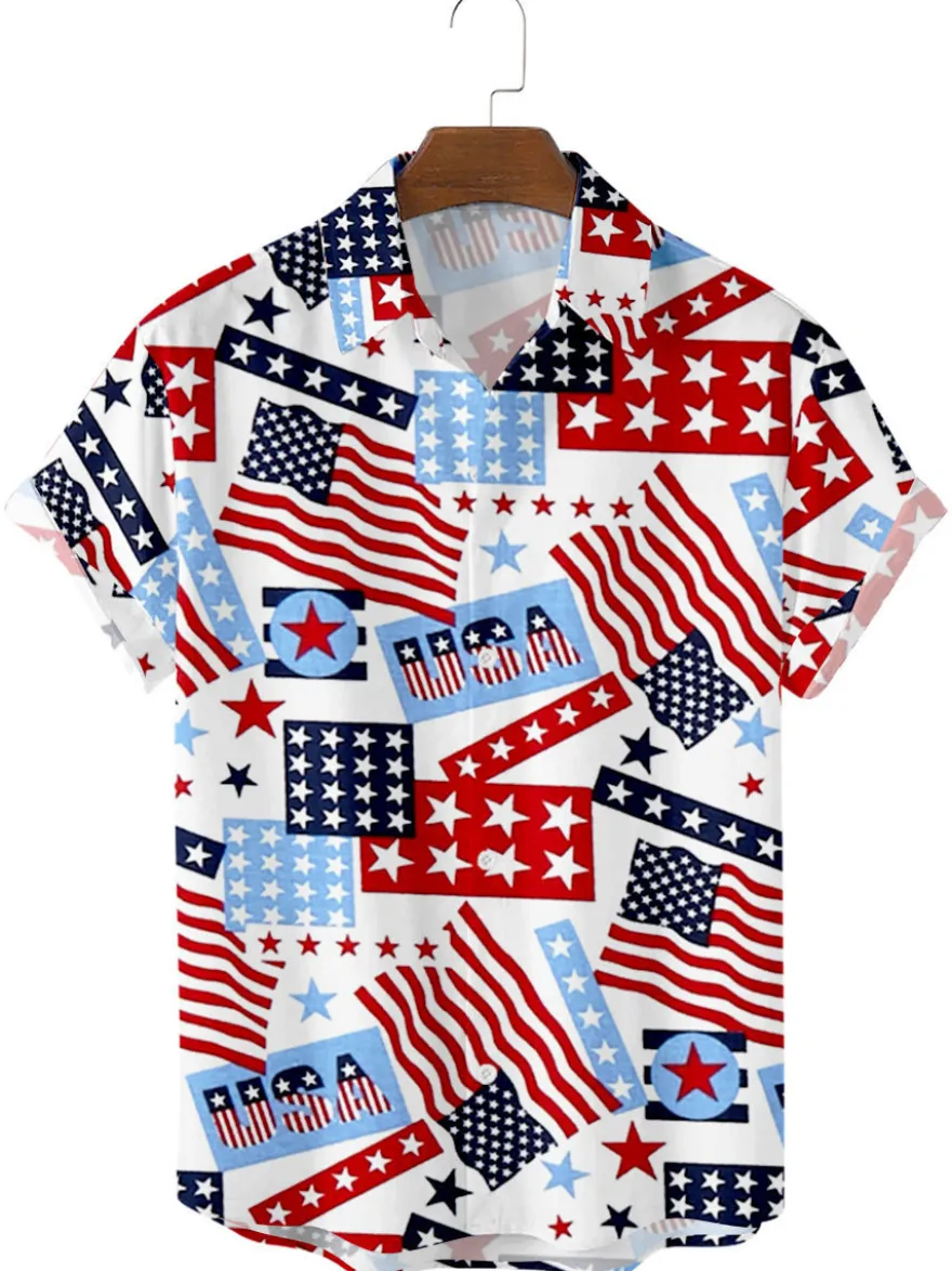 Chemise décontractée pour hommes col rabattu chemises pour hommes nues imprimées à revers décontractés