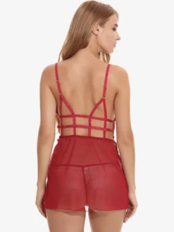 Chemise de nuit en tulle bleu roi pour femme nœuds imprimé floral dos nu lingerie pyjama vêtements de nuit