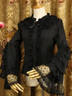 Chemise Lolita Rococo En Mousseline Avec Lolita Déguisements Halloween