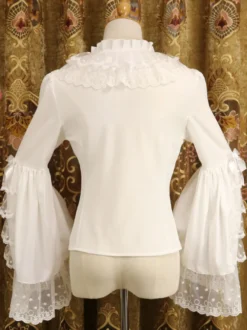 Chemise Lolita Rococo En Mousseline Avec Lolita Déguisements Halloween