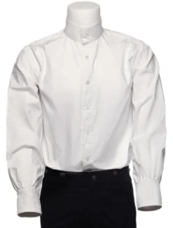 Chemise Opéra rétro blanche coton Déguisements Halloween