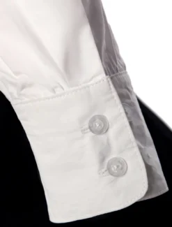 Chemise Opéra rétro blanche coton Déguisements Halloween