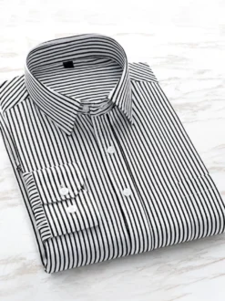 Chemises Habillées Chemises Homme Chemise Habillée Pour Homme Classique Manches Longues Mariage Blanc Violet