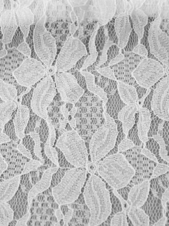 Chemisier femme en dentelle florale blanche - Haut élégant à volants et manches évasées - Collection Coquette Fairycore Printemps Soirée Clubwear 2026