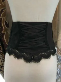 Classic Lolita Corset Bustier Lolita Jacquard en dentelle Déguisements Halloween