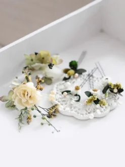 Coiffe de mariage accessoire pour cheveux en rayonne pour mariée