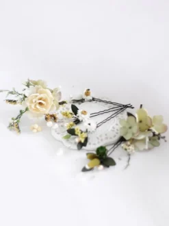 Coiffe de mariage accessoire pour cheveux en rayonne pour mariée