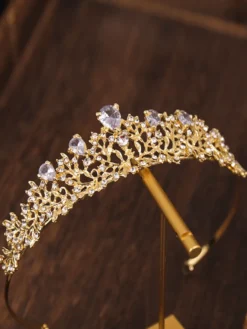 coiffe de mariage diadème accessoires de cheveux de mariée en métal