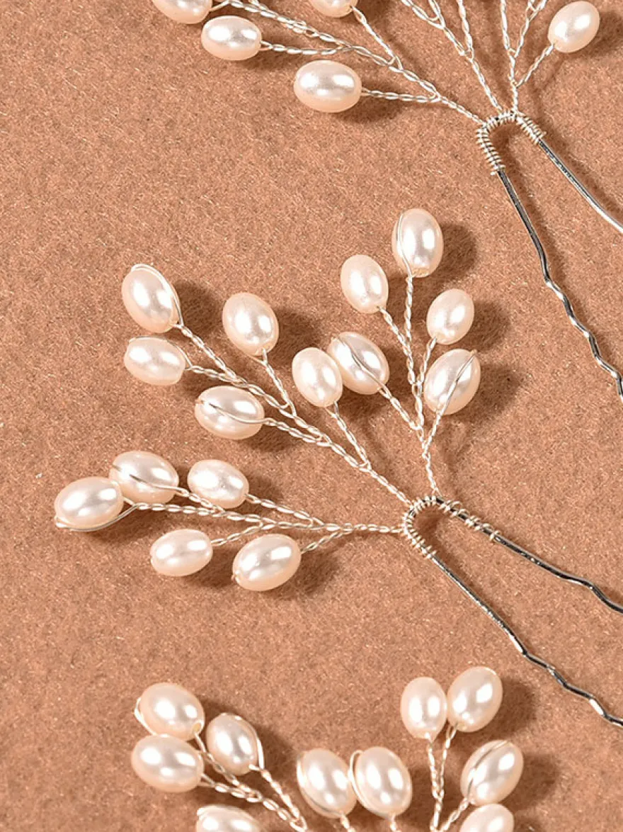 Coiffe de mariage en métal accessoires pour cheveux pour mariée