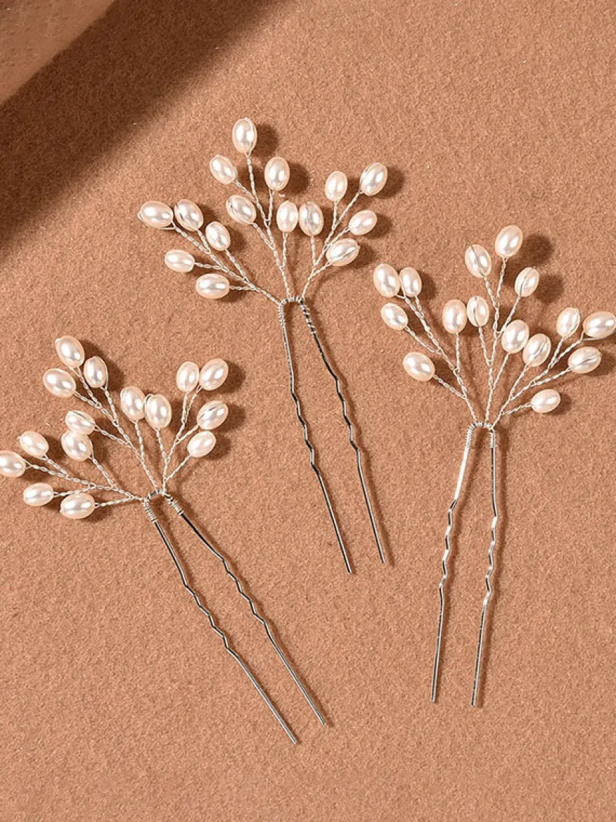 Coiffe de mariage en métal accessoires pour cheveux pour mariée