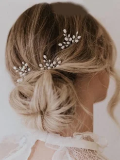 Coiffe de mariage en métal accessoires pour cheveux pour mariée