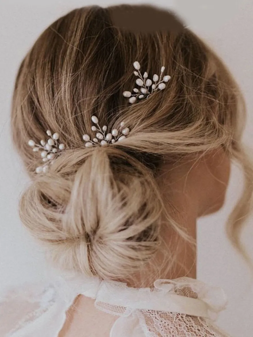 Coiffe de mariage en métal accessoires pour cheveux pour mariée