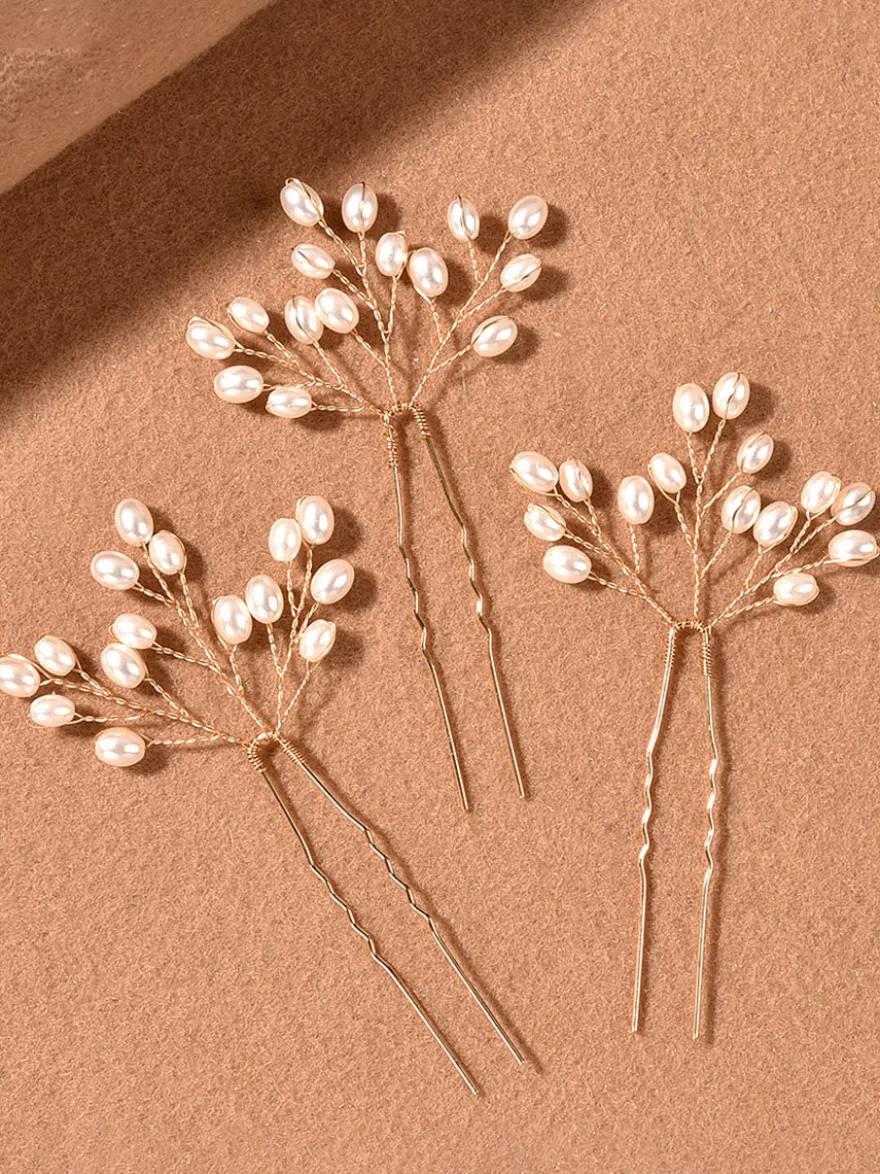 Coiffe de mariage en métal accessoires pour cheveux pour mariée