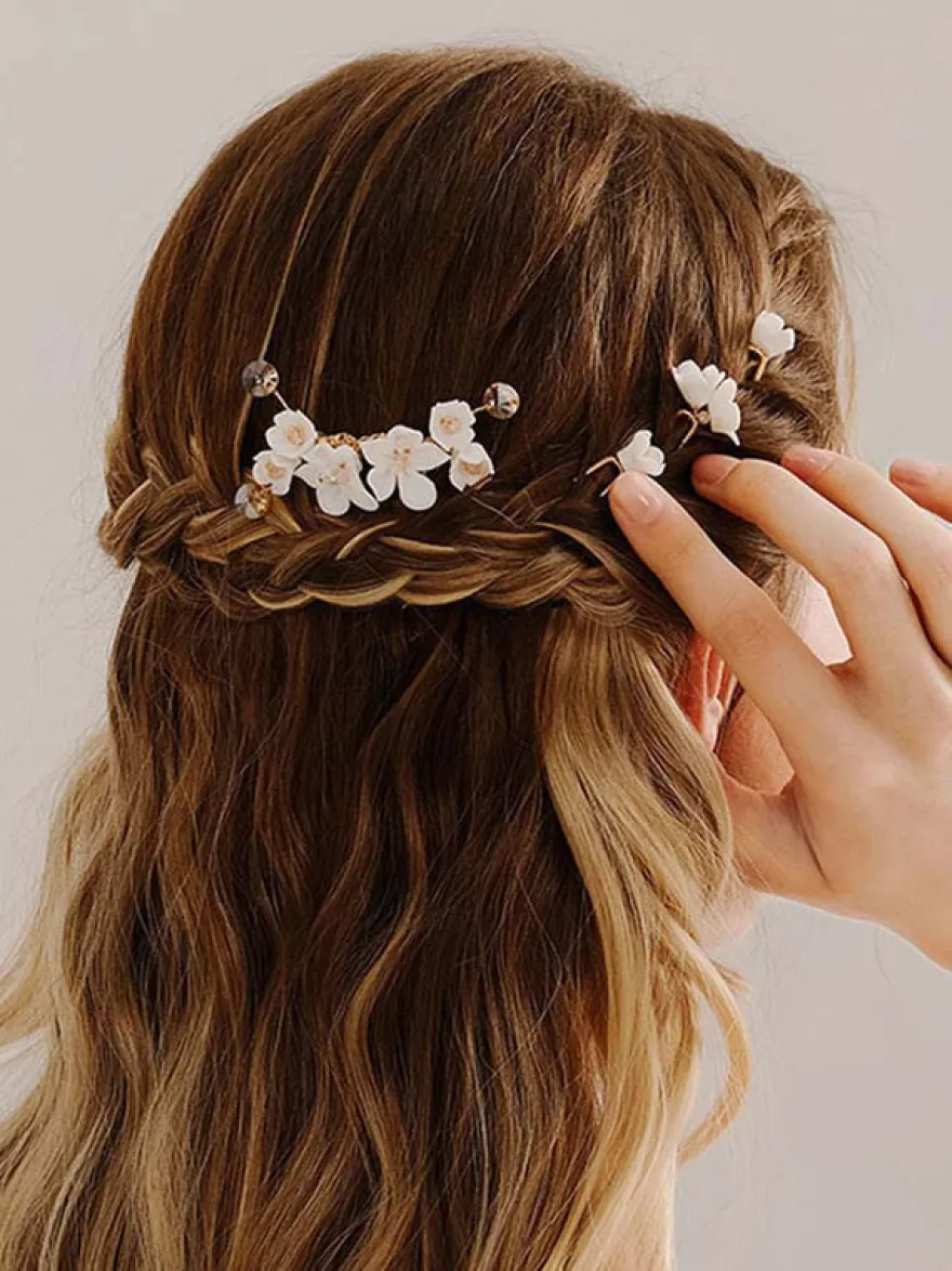 Coiffe de mariage Peigne Accessoires de cheveux de mariée en métal