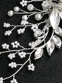 Coiffe de mariage peigne fleur métal accessoires de cheveux de mariée