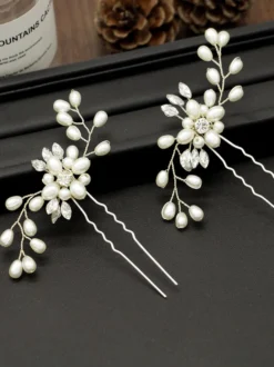 Coiffes Accessoires de cheveux en métal de mariage pour la mariée