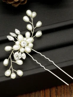 Coiffes Accessoires de cheveux en métal de mariage pour la mariée